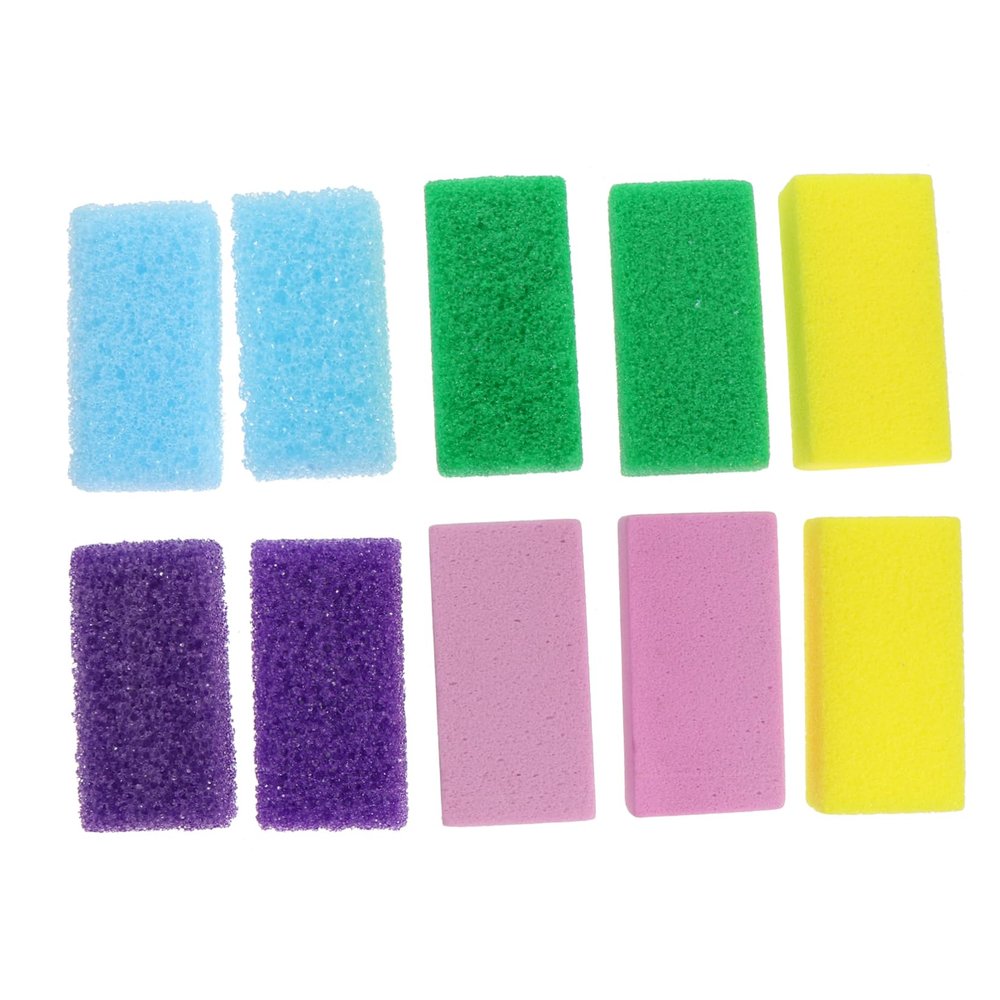 ARTSEWPLY 10pcs Foot Scrubber Stone Pumice Stone for Foot Callus Removal and Pedicure Massage Tool