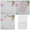 1059Pcs Self Adhesive Rhinestone Face Gems and Pearls for Makeup, Assorted Rhinestone Sticker Designs with Precision Tweezers for Women Nails, Hair gems, Face, Eye, Body, Crafts (circle/droplets) view 2
