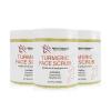 BelleVita Turmeric Face and Body Scrub- Exfoliating brightening scrub with natural ingredients for glowing skin, Even tone and smooth texture. view 2