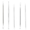 Blackhead Removal Tool Set  5 Pcs Stainless Steel Extractor Kit with Anti-Slip Grip  Professional Pimple, Acne, and Blemish Remover  with Elegant Carrying Case view 2