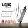 Blackhead Removal Tool Set  5 Pcs Stainless Steel Extractor Kit with Anti-Slip Grip  Professional Pimple, Acne, and Blemish Remover  with Elegant Carrying Case view 4