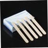 Didiseaon 100pcs Wooden Waxing Spatulas Disposable Tongue Depressors for Hair Removal for Salon and Home Use Safe and Odorless Rounded Ends for Comfort view 4