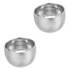 PAMINGONO 2pcs Professional Shaving Cup Shaving Bowl Comfortable Grip for Home Use Travel Convenient for Men Durable Easy to Use view 1