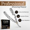 Facn Straight Razors for Men - Professional Barber Straight Edge Razor Kit with 100 Blades, Classic Stainless Steel Barbero Shaver for a Smooth & Precise Shave, Premium Barber Razor for Men's Shaving view 2