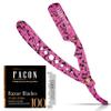 Facn Straight Razors for Men - Professional Barber Straight Edge Razor Kit with 100 Blades, Classic Stainless Steel Barbero Shaver for a Smooth & Precise Shave, Premium Barber Razor for Men's Shaving view 1