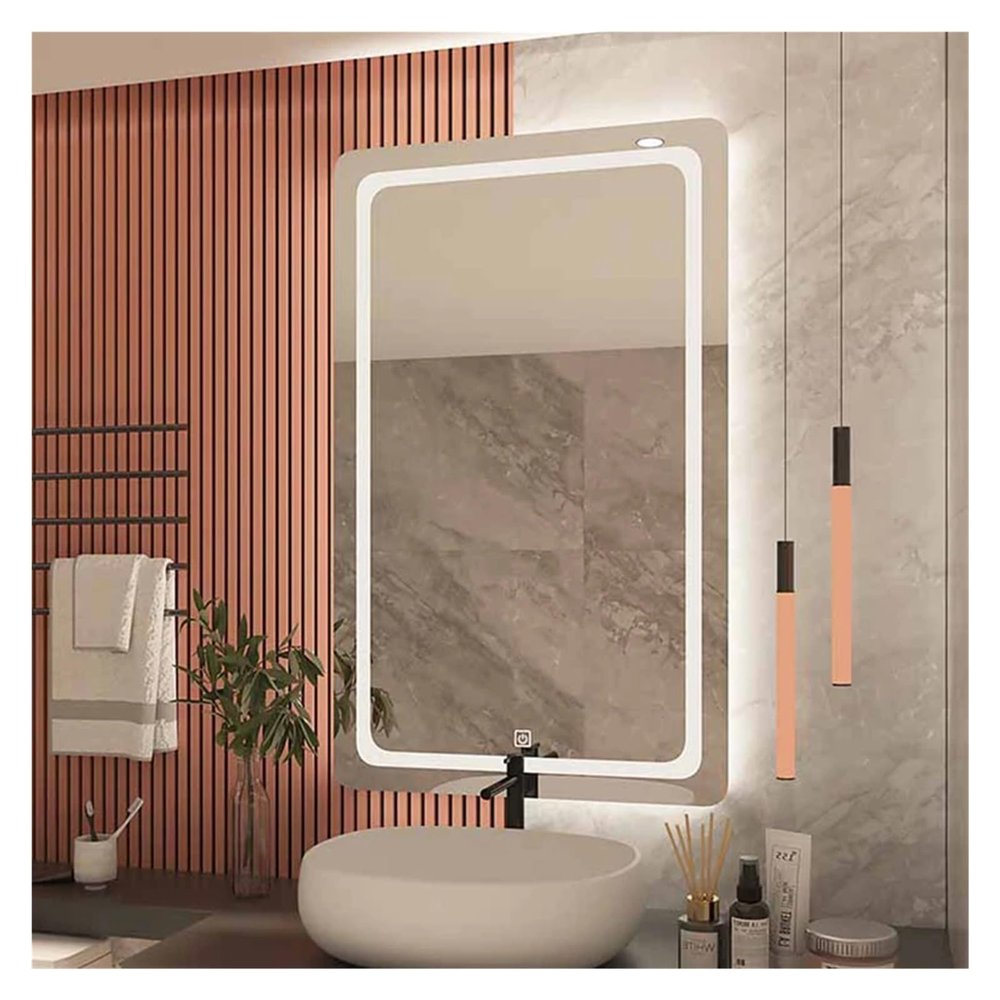 24 X 32 Inch Bathroom Smart Mirror Makeup Aesthetic Large Shower Bath Mirror Led Shaving Mirrors,Mirrors