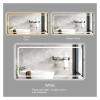 24 X 32 Inch Bathroom Smart Mirror Makeup Aesthetic Large Shower Bath Mirror Led Shaving Mirrors,Mirrors view 2