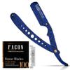 Facn Straight Razors for Men - Professional Barber Straight Edge Razor Kit with 100 Blades, Classic Stainless Steel Barbero Shaver for a Smooth & Precise Shave, Premium Barber Razor for Men's Shaving view 1