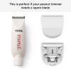 1+1 Peanut Clipper Replacement Blade, Snap-On Replacement Blade Compatible with Wahl Peanut Hair Clipper #2068-300(White,Black/Gold) view 3