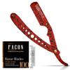 Facn Straight Razors for Men - Professional Barber Straight Edge Razor Kit with 100 Blades, Classic Stainless Steel Barbero Shaver for a Smooth & Precise Shave, Premium Barber Razor for Men's Shaving view 1