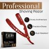 Facn Straight Razors for Men - Professional Barber Straight Edge Razor Kit with 100 Blades, Classic Stainless Steel Barbero Shaver for a Smooth & Precise Shave, Premium Barber Razor for Men's Shaving view 2