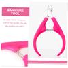 ASAKKURA 2pcs Portable Stainless Steel Cuticle Nipper Professional Nail Trimmer for Precise Cuticle Removal Convenient Grooming Tool for Nail Art and Manicure view 3