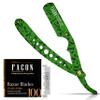 Facn Straight Razors for Men - Professional Barber Straight Edge Razor Kit with 100 Blades, Classic Stainless Steel Barbero Shaver for a Smooth & Precise Shave, Premium Barber Razor for Men's Shaving view 1