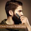 Facn Beard Razor for Men - Professional Beard Shaping Tool Grooming Kit with 11 Replacement Blades, Mustache Shaper, Edger & Lineup, Premium Precision Straight Edge Razor 100% Stainless Steel Blade view 3
