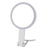 1X/20X Magnifying Mirror 64pcs LED Chips 3 Color Temperature Magnification Makeup Mirror with Light White C Shape Handle view 1