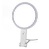1X/20X Magnifying Mirror 64pcs LED Chips 3 Color Temperature Magnification Makeup Mirror with Light White C Shape Handle view 3