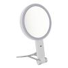 1X/20X Magnifying Mirror 64pcs LED Chips 3 Color Temperature Magnification Makeup Mirror with Light White C Shape Handle view 4