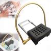 hocvseo Head Spa Equipment Frame, Water Circulation Rack with Pillow Kit, Hair Salon Shower Shampoo Bed Accessories, for Hair Treatment Fumigation, Beauty Salon