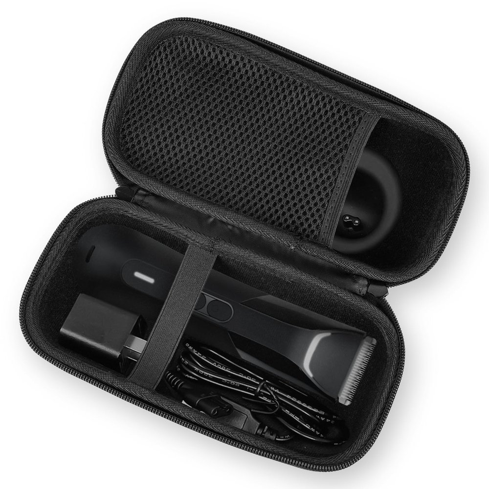 Linkidea Men's Body Hair Grooming Trimmer Travel Case, Compatible with Manscaped Lawn Mower 4.0, 3.0, HC-W032, HCW003A, Groin & Body Portable Shaver Storage Bag (Black)