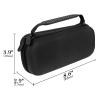 Linkidea Men's Body Hair Grooming Trimmer Travel Case, Compatible with Manscaped Lawn Mower 4.0, 3.0, HC-W032, HCW003A, Groin & Body Portable Shaver Storage Bag (Black) view 4
