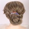 Aimimier Dainty Crystal Hair Side Combs Sparkly Rhinestone Long Teeth Comb Bridal Hair Pieces Wedding Hair Accessories for Women (Colorful) view 1