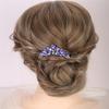 Aimimier Dainty Crystal Hair Side Combs Sparkly Rhinestone Long Teeth Comb Bridal Hair Pieces Wedding Hair Accessories for Women (Blue) view 1