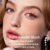 Flower Knows Midsummer Fairytales Embossed Blush & Powder Puffs Set,Matte Finish,Buildable & Blendable Makeup Blush for cheeks,Soft & Long-lasting for Girls & Women(05 Valley Lily,5g) view 3