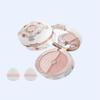 Flower Knows Butterfly Cloud Collar Rouge Box Highlighting & Blush Duo Powder+Puffs Set,Matte Finish,Buildable & Blendable Makeup Blush for cheeks,Soft & Long-lasting for Girls & Women(01 Rouge Snow) view 1