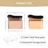 2 Pack Self Tanner Brush Exquisite Self Tanning Brush Body Makeup Tool Kabuki Blend Applicator for Face and Body view 2