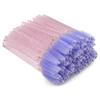 200PCS Eyelash Mascara Brushes, Disposable Lash Spoolies, Crystal Eyelash Brush Makeup Kits for Eyelash Extensions and Eyebrow Brush view 2