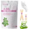 Keethem 2.5lb Wax Beads, Hard Wax Beads for Coarse Hair Removal and Sensitive Skin- Waxing Beads for Women Men - Hard Wax Recommended for Full Body Bikini Brazilian Waxing (Aloe) view 1