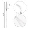 200PCS Eyelash Mascara Brushes, Disposable Lash Spoolies, Crystal Eyelash Brush Makeup Kits for Eyelash Extensions and Eyebrow Brush view 4