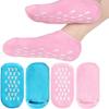 FEEXME Spa Gel Socks for Women and Men  Moisturizing and Repairing Silicone Socks for Cracked Heels,Dry Feet, and Callus Removal,Jojoba Oil, Vitamin E,Olive Oil Infused |Washable and Reusable view 1