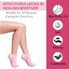 FEEXME Spa Gel Socks for Women and Men  Moisturizing and Repairing Silicone Socks for Cracked Heels,Dry Feet, and Callus Removal,Jojoba Oil, Vitamin E,Olive Oil Infused |Washable and Reusable view 3