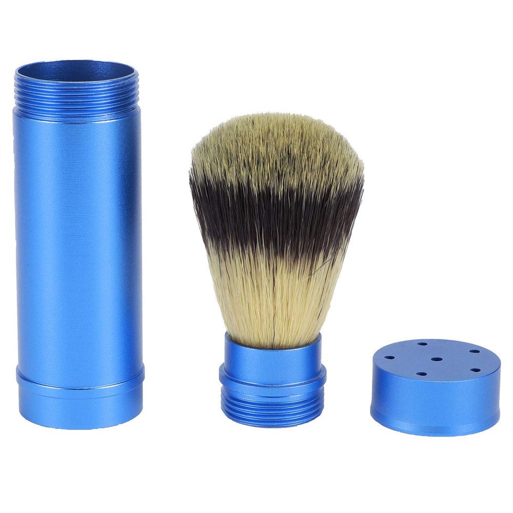 Beard Brush Men Portable Shaving Brush Travel Cleaning Foaming Grooming Tool