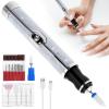 Electric Nail Drill Kit, Cordless Electric Nail File, 4-Speed Manicure & Pedicure Kit, Portable Nail Buffer Nail Filer for Natural Nails, Rechargeable Low Noise Electric Nail Grinder for Beginners view 1