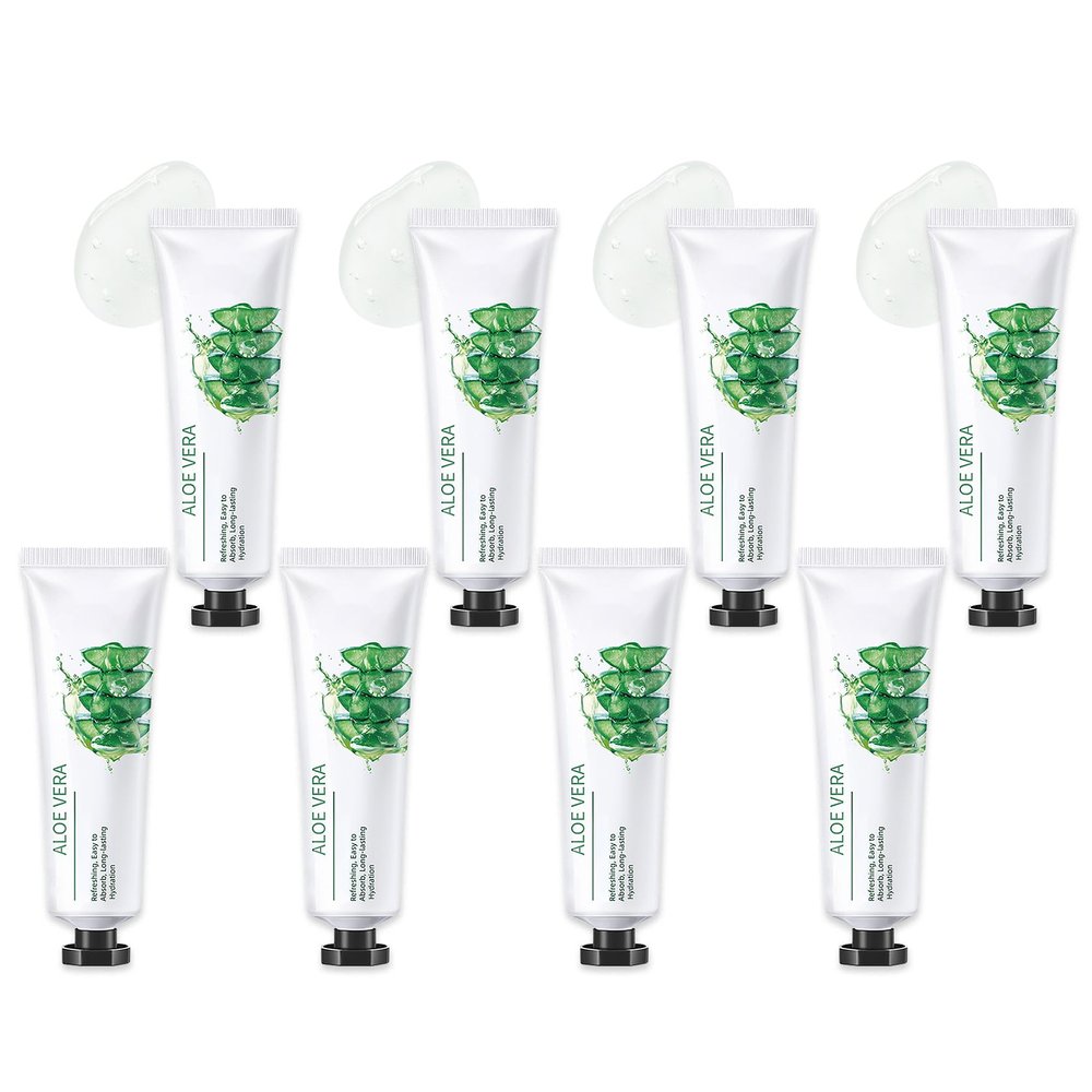 Fusang 8Pcs Aloe Vera Gel for After Sun Skin Care