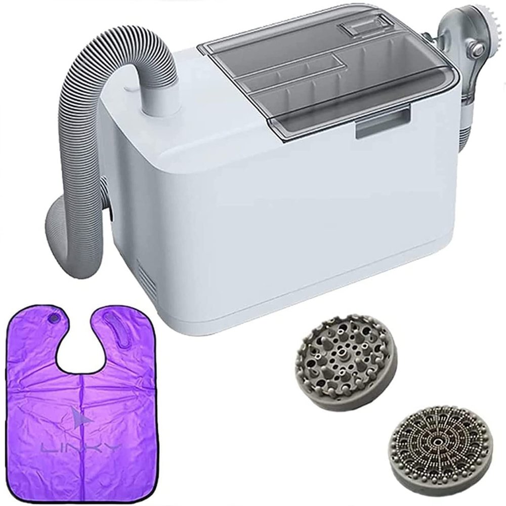 QUGURLID Electric Shampoo Machine, Dual-Purpose Electric Shampoo Machine, Portable for The Elderly,Shampooing in Bed, Hair Cutting and Dyeing