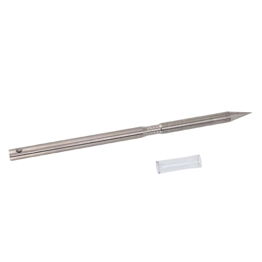 Aramox Cow Nose Piercing Needle 304 Stainless Steel Farm Home Cattle Nose Piercing Needle with Hole (Medium Size)