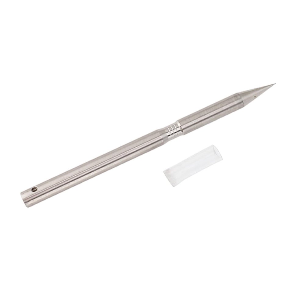 Aramox Cow and Cattle Nose Piercing Needle 304 Stainless Steel with Hole (Large)