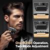 5-Blade Cordless Electric Razor for Men, 2-Speed Electric Shavers for Men Face, Close Shaving Men's Foil Shaver for Coarse Hair Wet/Dry USB-C Fast Charging &100 Min Runtime - Travel-Ready & Giftable view 4