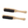 2pcs Beard Brush, Grooming Hair Debris Eliminator, Hair Sweeping Beard Brush, Men Beard Styling Mustache Brush for Beard Trimming - Bamboo Handle, Remove view 4