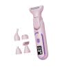 harayaa Woman Electric Shaver Bikini Trimmer Smooth and Silky Full Body Shaver Nose Hait Trimmer for Armpit Long and Short Hair Salon, Pink view 1