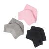 AUTSUPPL 3pairs Comfortable Gel Heel Socks Ankle Socks for Foot Moisturization Grey view 1