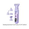 harayaa Woman Electric Shaver Bikini Trimmer Smooth and Silky Full Body Shaver Nose Hait Trimmer for Armpit Long and Short Hair Salon, Purple view 2
