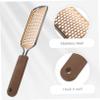 AUTSUPPL Stainless Steel Foot Exfoliator Callus Remover Dead Skin Scrub for Men Women Portable Foot File Square Hole view 3