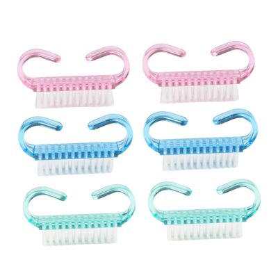 Didiseaon 6 Piece Soft Bristle Nail Brush Set Hand Brush Nail Cleaner for Hands Feet