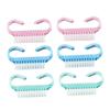 Didiseaon 6 Piece Soft Bristle Nail Brush Set Hand Brush Nail Cleaner for Hands Feet view 1