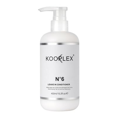KOOPLEX No.6 Professional Leave-In Conditioner - Lightweight Detangler & Heat Protectant Repairs, Strengthens & Protects Dry, Color-Treated & Frizz-Prone Hair 15.02fl.oz/450ml.