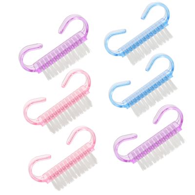 Didiseaon Soft Bristle Nail Brush Set for Women 6pcs Hand Brush Nail Cleaner Handle